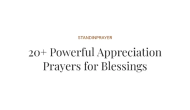 20+ Powerful Appreciation Prayers for Blessings