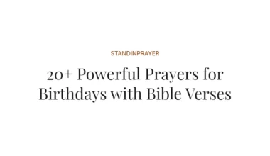 20+ Powerful Prayers for Birthdays with Bible Verses