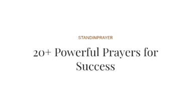 20+ Powerful Prayers for Success