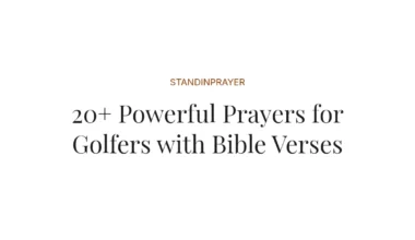 20+ Powerful Prayers for Golfers with Bible Verses