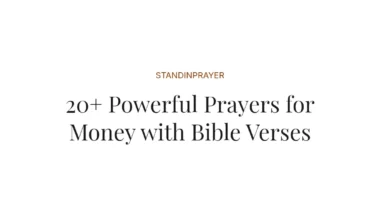 20+ Powerful Prayers for Money with Bible Verses