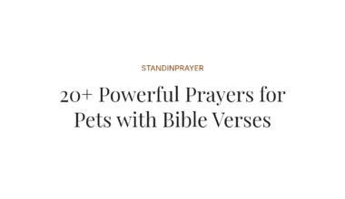 20+ Powerful Prayers for Pets with Bible Verses