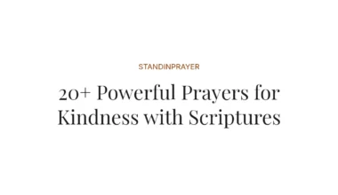 20+ Powerful Prayers for Kindness with Scriptures