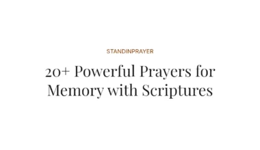 20+ Powerful Prayers for Memory with Scriptures