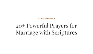 20+ Powerful Prayers for Marriage with Scriptures