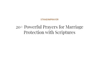 20+ Powerful Prayers for Marriage Protection with Scriptures