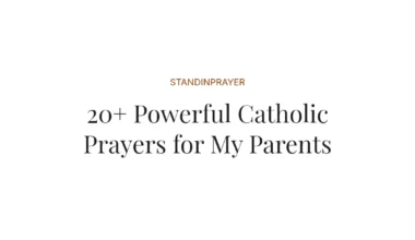 20+ Powerful Catholic Prayers for My Parents