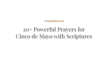 20+ Powerful Prayers for Cinco de Mayo with Scriptures