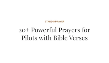 20+ Powerful Prayers for Pilots with Bible Verses