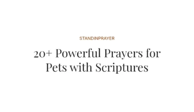 20+ Powerful Prayers for Pets with Scriptures