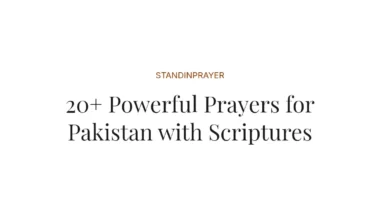 20+ Powerful Prayers for Pakistan with Scriptures