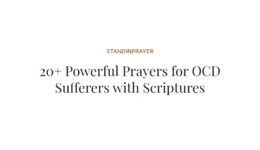 20+ Powerful Prayers for OCD Sufferers with Scriptures