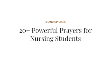 20+ Powerful Prayers for Nursing Students