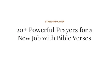 20+ Powerful Prayers for a New Job with Bible Verses