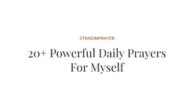 20+ Powerful Daily Prayers For Myself