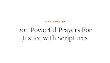 20+ Powerful Prayers For Justice with Scriptures