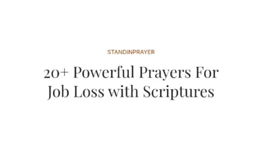 20+ Powerful Prayers For Job Loss with Scriptures
