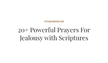 20+ Powerful Prayers For Jealousy with Scriptures