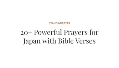 20+ Powerful Prayers for Japan with Bible Verses