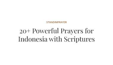20+ Powerful Prayers for Indonesia with Scriptures