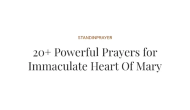 20+ Powerful Prayers for Immaculate Heart Of Mary