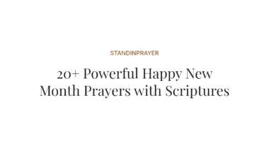 20+ Powerful Happy New Month Prayers with Scriptures