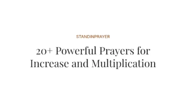 20+ Powerful Prayers for Increase and Multiplication