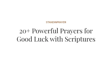 20+ Powerful Prayers for Good Luck with Scriptures