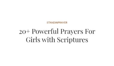 20+ Powerful Prayers For Girls with Scriptures