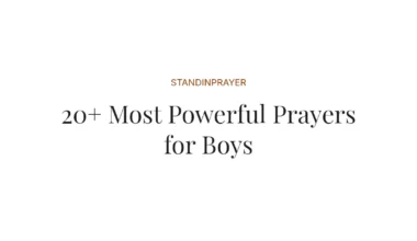 20+ Most Powerful Prayers for Boys
