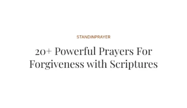 20+ Powerful Prayers For Forgiveness with Scriptures