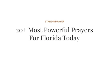 20+ Most Powerful Prayers For Florida Today