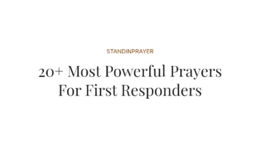 20+ Most Powerful Prayers For First Responders