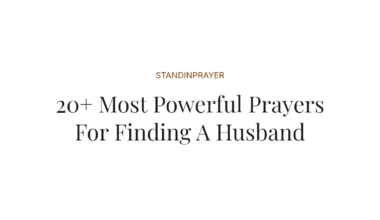20+ Most Powerful Prayers For Finding A Husband