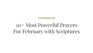 20+ Most Powerful Prayers For February with Scriptures