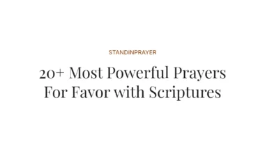 20+ Most Powerful Prayers For Favor with Scriptures