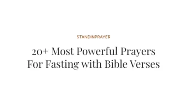 20+ Most Powerful Prayers For Fasting with Bible Verses