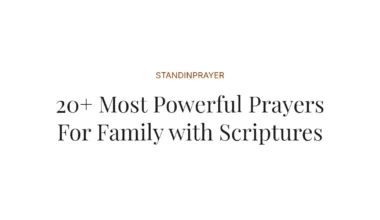 20+ Most Powerful Prayers For Family with Scriptures