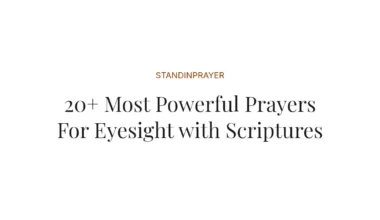 20+ Most Powerful Prayers For Eyesight with Scriptures