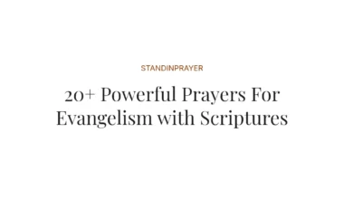 20+ Powerful Prayers For Evangelism with Scriptures
