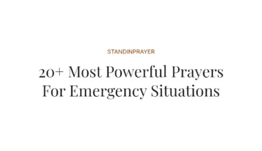 20+ Most Powerful Prayers For Emergency Situations