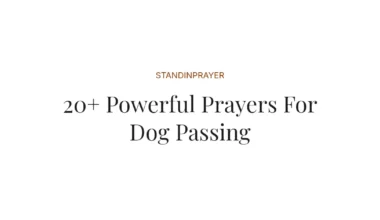 20+ Powerful Prayers For Dog Passing