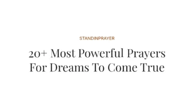 20+ Most Powerful Prayers For Dreams To Come True