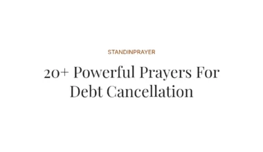 20+ Powerful Prayers For Debt Cancellation