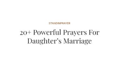 20+ Powerful Prayers For Daughter’s Marriage