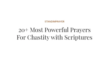 20+ Most Powerful Prayers For Chastity with Scriptures