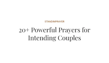 20+ Powerful Prayers for Intending Couples