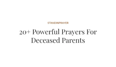 20+ Powerful Prayers For Deceased Parents