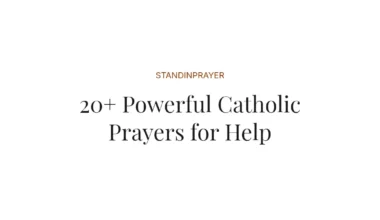 20+ Powerful Catholic Prayers for Help