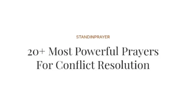 20+ Most Powerful Prayers For Conflict Resolution